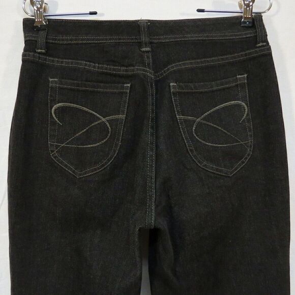 Chico's Platinum Quartz Jean Black Jeans Size 0 Regular - Picture 1 of 3